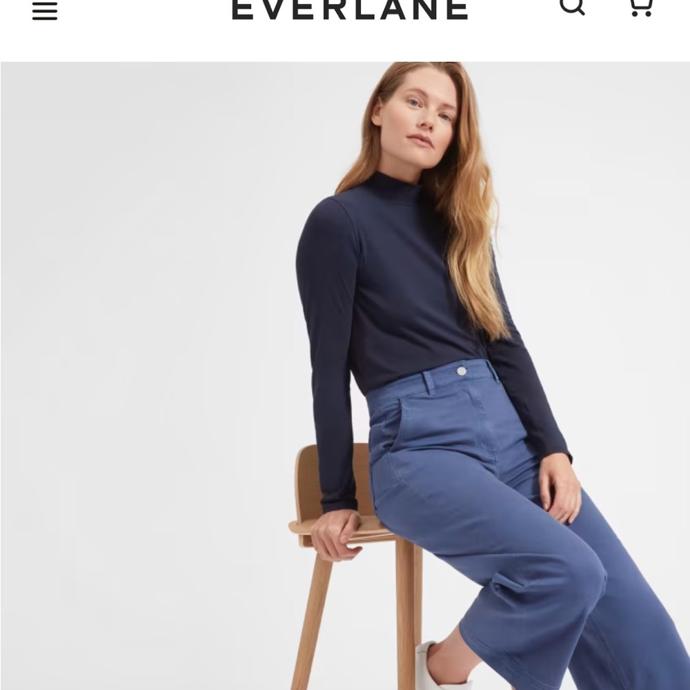 Everlane Wide-Leg Crop - Size 00 (24/25 waist)